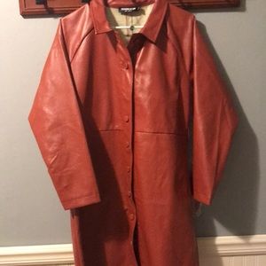 Faux leather dress from ASOS. SIZE 10. Long sleeve. NWOT